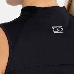 Bogeys & Birdies W Tech Dress Zip Collar Svart Black Clearance