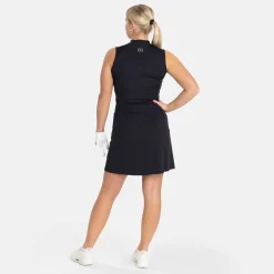 Bogeys & Birdies W Tech Dress Zip Collar Svart Black Clearance