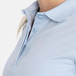 Bogeys & Birdies W Tech Hidden Buttons Chambray Blue Discount