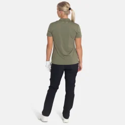 Bogeys & Birdies W Tech Hidden Buttons Leaf Clover Green Hot