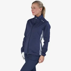 Bogeys & Birdies W Tech Windbreaker Softshell Blå Vit Navy/White Clearance
