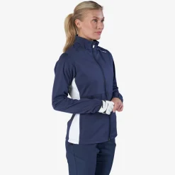 Bogeys & Birdies W Tech Windbreaker Softshell Blå Vit Navy/White Clearance