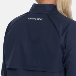 Bogeys & Birdies W Windbreaker SS 1/4 Zip Blå Navy New