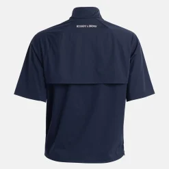 Bogeys & Birdies W Windbreaker SS 1/4 Zip Blå Navy New