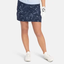 Bogeys & Birdies W Woven Stretch AOP Blå Navy/Chambray Discount