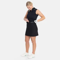 Bogeys & Birdies W Woven Stretch Skort Svart Black Outlet