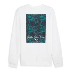 Puma X Ptc Gitch Graphic Crew White Glow Hot