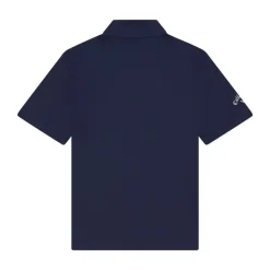Callaway Youth Unisex Solid Polo Blå Peacoat Outlet