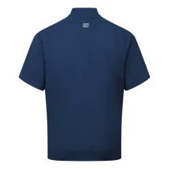 FootJoy Zephyr Ss Windshirt Blå Navy Sale