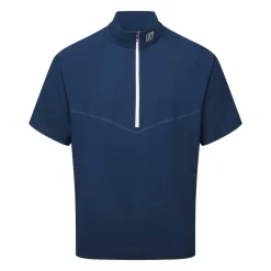 FootJoy Zephyr Ss Windshirt Blå Navy Sale