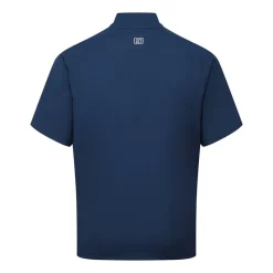 FootJoy Zephyr Ss Windshirt Blå Navy Sale