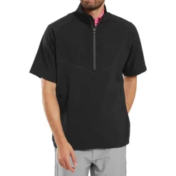 FootJoy Zephyr Ss Windshirt Svart Black Online